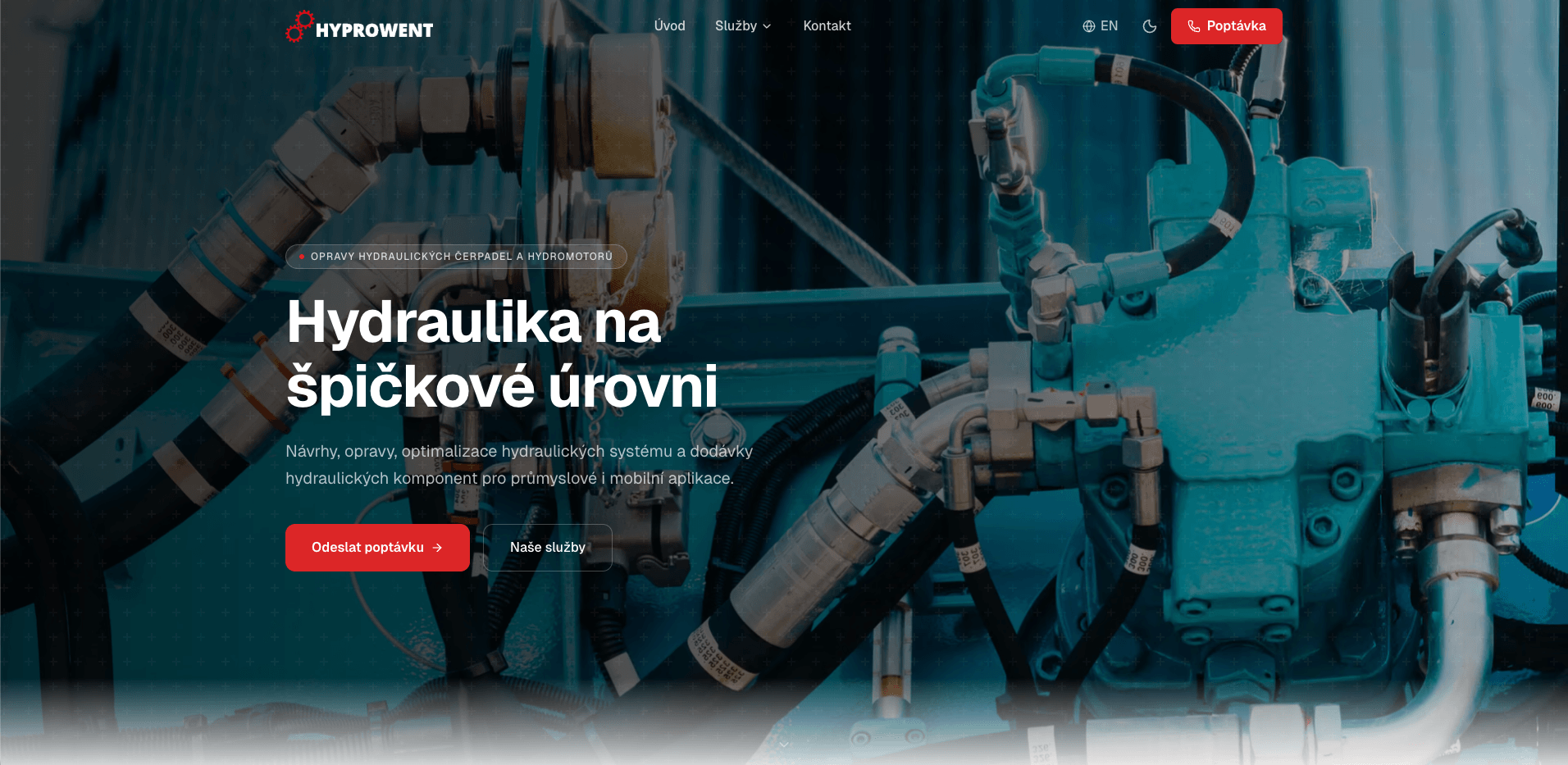 Prezentační web Hyprowent